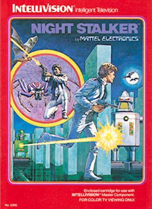 Pochette Night Stalker version Intellivision