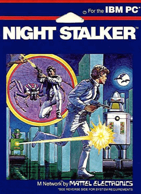 Pochette Night Stalker version PC MS-DOS