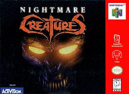 Pochette Nightmare Creatures version Nintendo 64