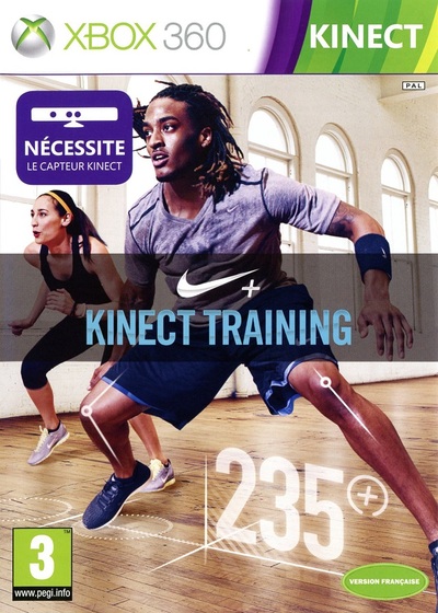 Pochette Nike+ Kinect Training version Xbox 360