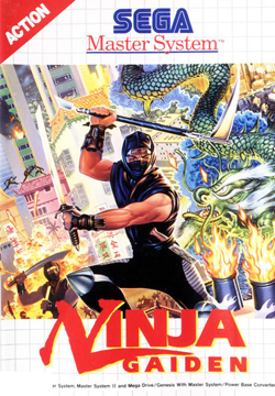 Pochette Ninja Gaiden version Master System