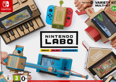 Pochette Nintendo Labo Toy-Con 01 : Multi-kit version Switch