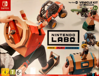 Pochette Nintendo Labo Toy-Con 03 : Kit véhicules version Switch