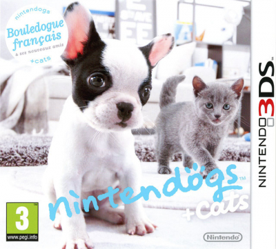 Pochette Nintendogs + Cats : Bouledogue Français et ses nouveaux amis version 3DS