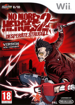 Pochette No More Heroes 2 : Desperate Struggle version Wii