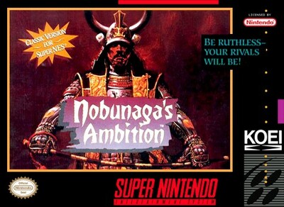 Pochette Nobunaga's Ambition : Haôden version Super Nintendo