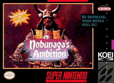 Pochette Nobunaga's Ambition version Super Nintendo
