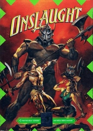 Pochette Onslaught version Megadrive