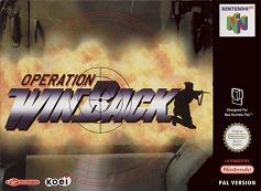 Pochette Opération WinBack version Nintendo 64