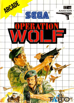 Pochette Operation Wolf version Master System