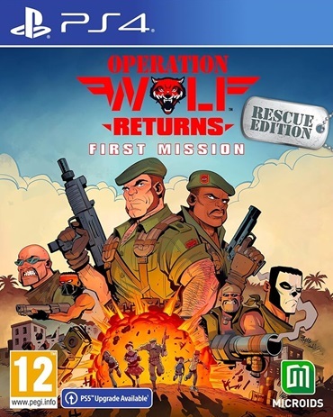Pochette Operation Wolf Returns : First Mission version PlayStation 4