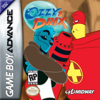 Pochette Ozzy & Drix version GameBoy Advance