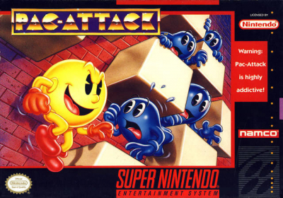 Pochette Pac-Attack version Super Nintendo