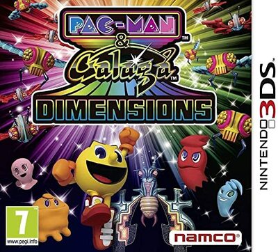 Pochette Pac-Man & Galaga Dimensions version 3DS