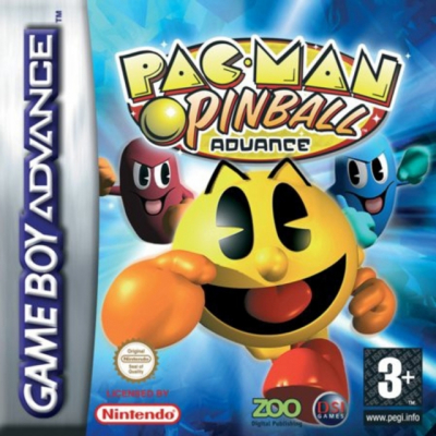 Pochette Pac-Man Pinball Advance version GameBoy Advance