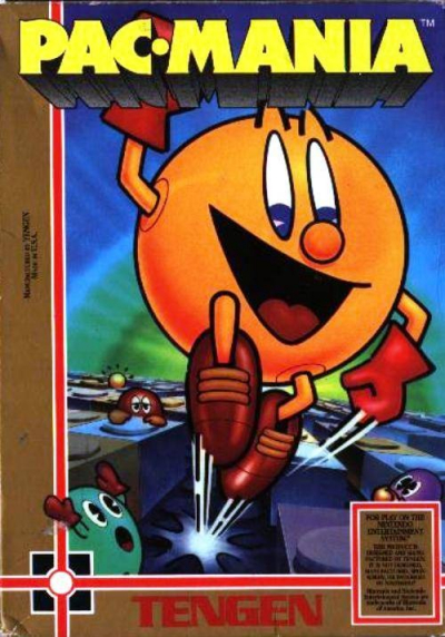 Pochette Pac-Mania version NES