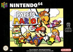 Pochette Paper Mario version Nintendo 64