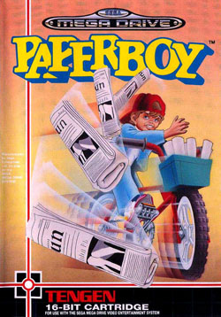 Pochette Paperboy version Megadrive