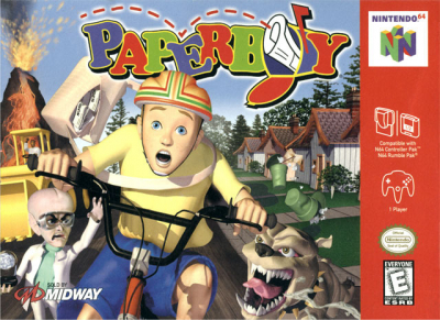 Pochette Paperboy version Nintendo 64