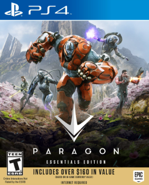 Pochette Paragon version PlayStation 4