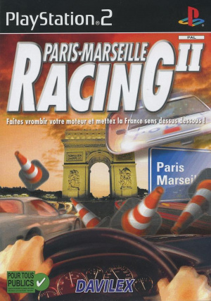 Pochette Paris-Marseille Racing II version PlayStation 2