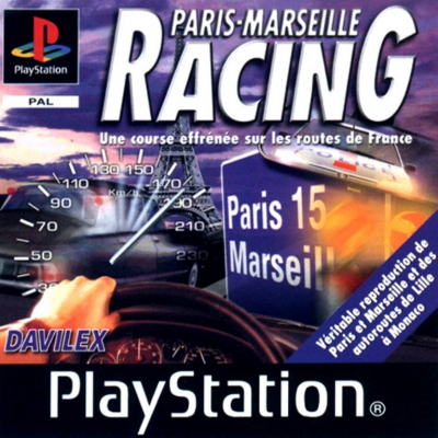 Pochette Paris-Marseille Racing version PlayStation