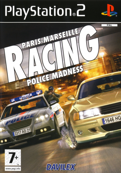 Pochette Paris-Marseille Racing : Police Madness version PlayStation 2