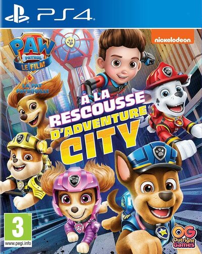 Pochette Pat Patrouille : A la rescousse d'Adventure City version PlayStation 4