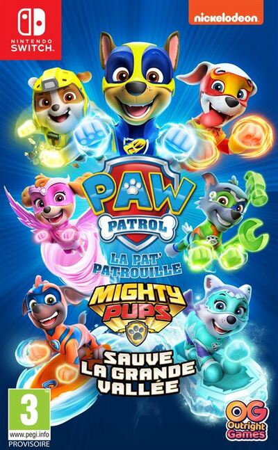 Pochette Pat Patrouille : La Super Patrouille sauve la Grande Vallée version Switch