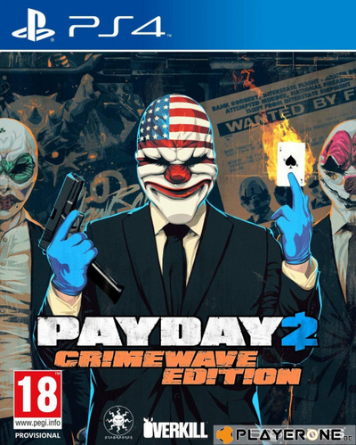 Pochette Payday 2 version PlayStation 4