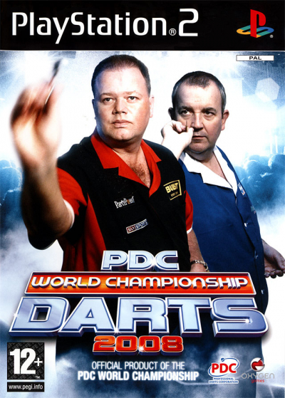 Pochette PDC World Championship Darts 2008 version PlayStation 2