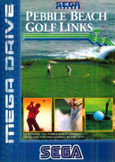 Pochette Pebble Beach Golf Links version Megadrive
