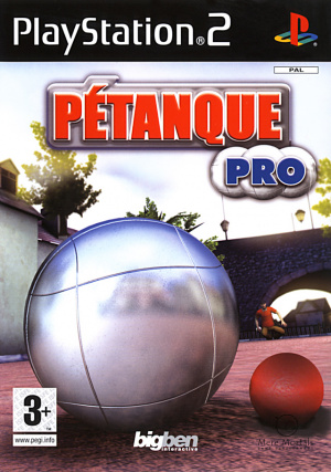 Pochette Pétanque Pro version PlayStation 2