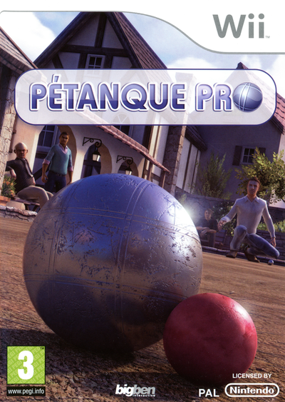 Pochette Pétanque Pro version Wii