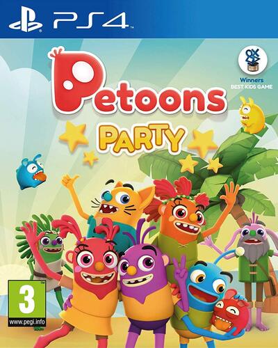 Pochette Petoons Party version PlayStation 4