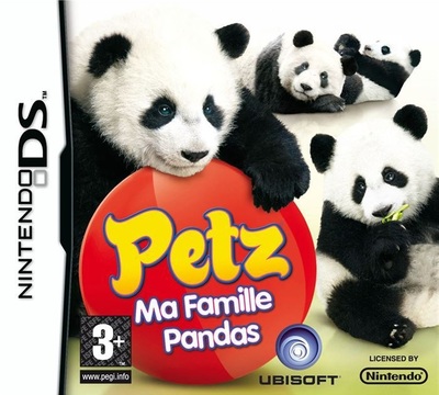 Pochette Petz : Ma famille Pandas version DS