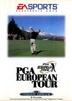 Pochette PGA European Tour version Megadrive