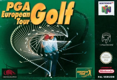 Pochette PGA European Tour Golf version Nintendo 64