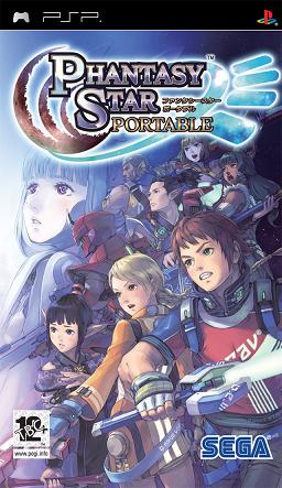 Pochette Phantasy Star Portable version PSP