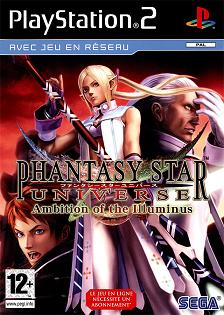 Pochette Phantasy Star Universe : L'Ambition des Illuminus version PlayStation 2