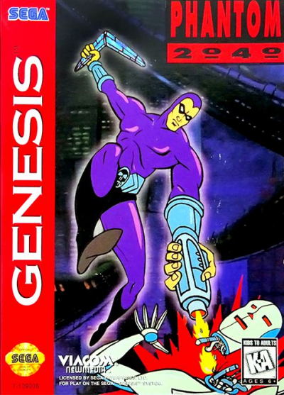 Pochette Phantom 2040 version Megadrive