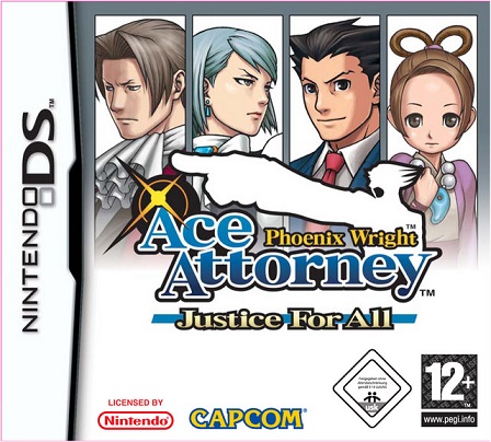 Pochette Phoenix Wright : Ace Attorney - Justice For All version DS