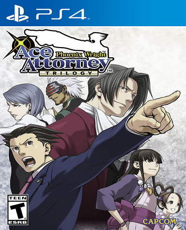 Pochette Phoenix Wright : Ace Attorney Trilogy version PlayStation 4