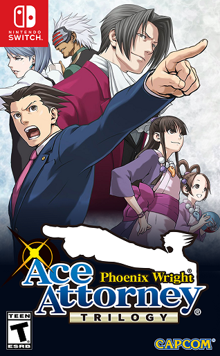 Pochette Phoenix Wright : Ace Attorney Trilogy version Switch