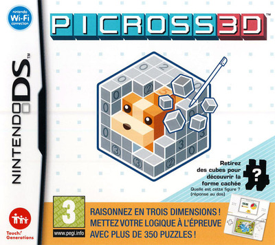 Pochette Picross 3D version DS