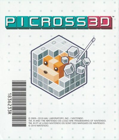Pochette Picross 3D version Wii U