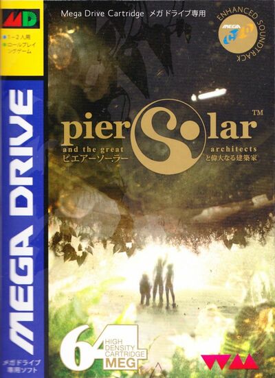 Pochette Pier Solar and the Great Architects version Megadrive
