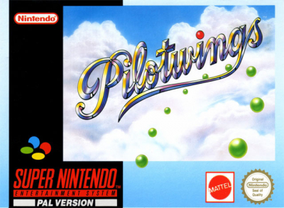 Pochette PilotWings version Super Nintendo