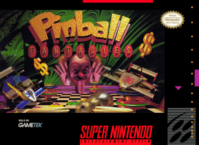 Pochette Pinball Fantasies version Super Nintendo