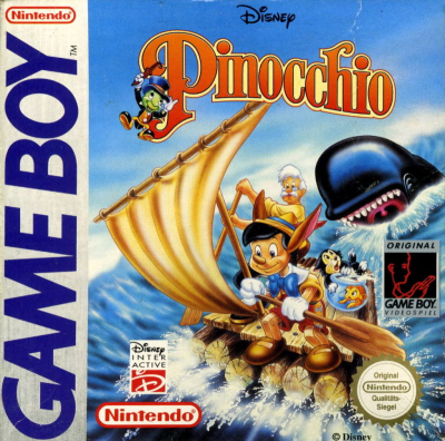 Pochette Pinocchio version GameBoy/Color